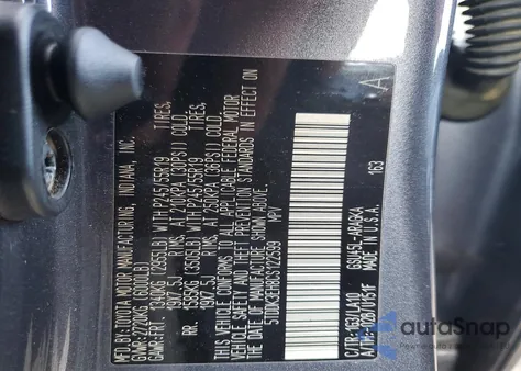 2012 Toyota Highlander Limited from USA, damaged, VIN 5TDDK3EH8CS122599